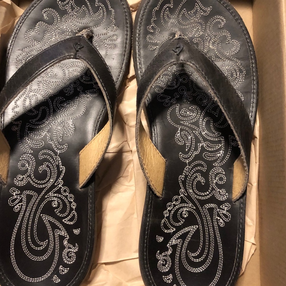 Olukai paniolo sandals/flip-flops Women’s Sz 7 NWT